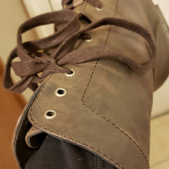 Steve Madden Combat Boots Dark brown boots - Picture 4 of 8